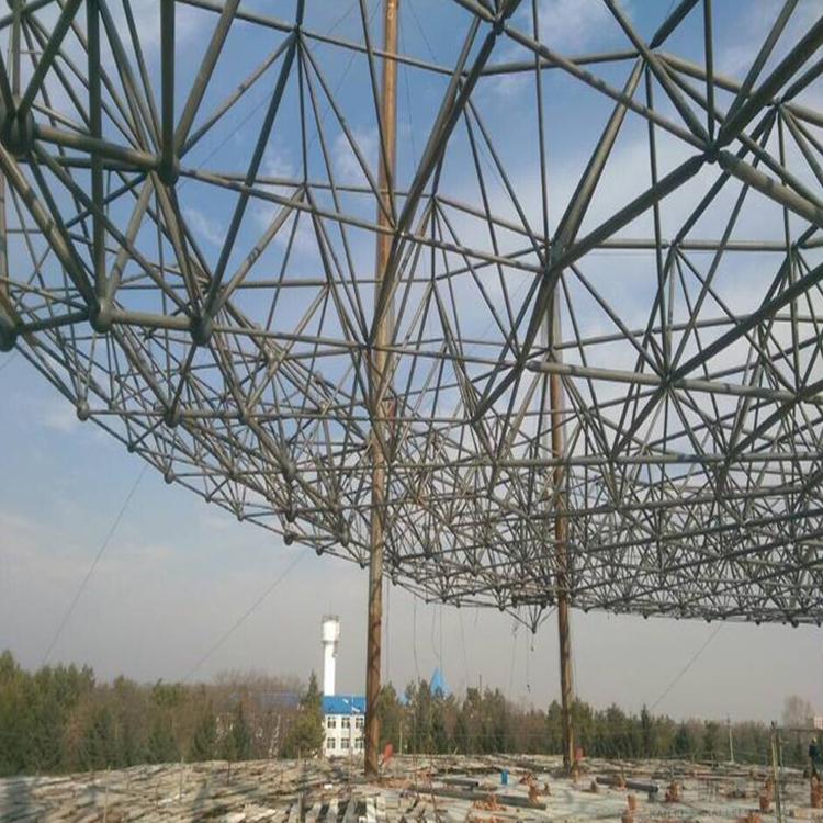河西球形网架钢结构施工方案